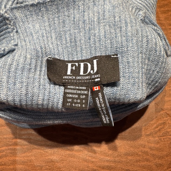 FDJ funnel neck blue sweater - Picture 3 of 3